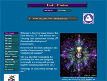 Tablet Screenshot of earthmission.info